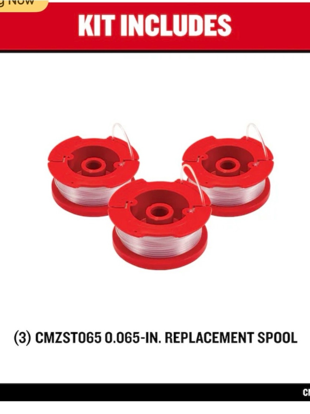CRAFTSMAN String Trimmer
Line 3-Pack Spools - Picture 4 of 5